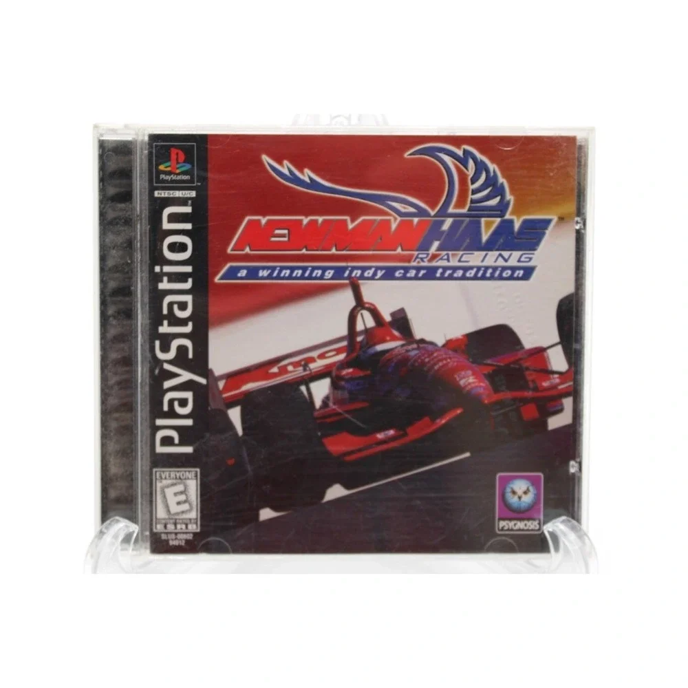 Newman Haas Racing PS1 PlayStation 1 PSX 1998 Manual + Reg Card Complete